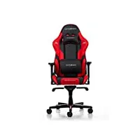 dxracer (l'original gladiator g001 chaise gaming, simili cuir, noir-rouge, jusqu'à 2 m