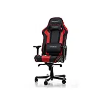 dxracer (l'original king k99 chaise gaming, simili cuir, noir-rouge, jusqu'à 2 m