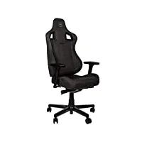 noblechairs epic tx chaise de gamer - fauteuil de bureau confortable - siege bureau gamer - tissu textile respirant - conçu pour les utilisateurs pesant jusqu'à 120 kg - anthracite