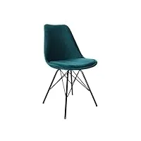 kick collection chaise de salle à manger velvet - velours - bleu - moderne et de haute qualité - matériaux de haute qualité - disponible dans de nombreuses couleurs
