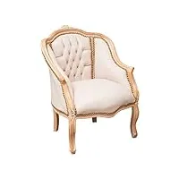 biscottini fauteuil salon louis xvi 80x63x57 cm | patriculaire fauteuil chambre | fauteuil louis xvi | chaise louis xvi | fauteuil baroque france
