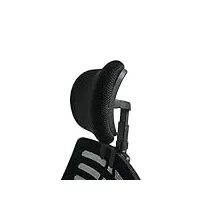cingc repose-tête réglable pour chaise de bureau, équipement de levage, chaise de bureau, protège-cou, coussin, plastique, accessoires - noir / 3.0