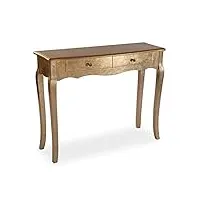 versa table, bois d'ingénierie, or, 105 cm