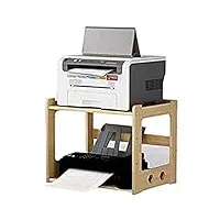 meuble imprimante imprimante/fax bureau en bois supports de bureau en rack bureau support de rangement réglable multilayer cuisine four à micro-shelf caisson bureau