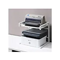 meuble imprimante stand imprimante, stand moniteur, bureau bien rangé organisateur, support d'imprimante de bureau, imprimante support réglable d'organisation de stockage caisson bureau