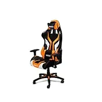 sparco 00999nraf bureau/fauteuil gaming torino noir/orange (régable), one size
