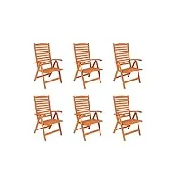 ratanland chaise de jardin pliante calgary (5 positions) (63 x 55 x 110 cm, 8)