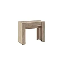 skraut home table, bois, chêne, 78 x 90 x 50 cm