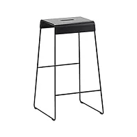 zone denmark a-stool tabouret noir 38 x 38 x 65 cm