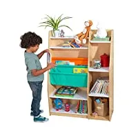 kidkraft bibliothèque enfant rangement de poche, meuble rangement, chambre enfant, meubles pour enfants, 20309