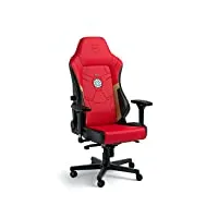 noblechairs fauteuil+gamer hero+iron+man+%28rouge%2for%2fnoir%29