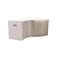 papeer paper art furnitures banc de papier pliable blanc 200x30 cm assemblé