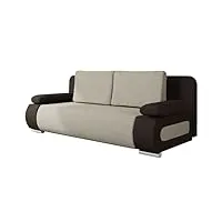 mirjan24 canapé-lit emma avec coffre de lit et fonction couchage autoportant, canapé-lit du fabricant (alova 68 + matana 17)