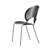habiba créatif chaise de salle à manger moderne, chaise de soleil de style industriel, cadre en métal, chaises de salle à manger de loisirs de café de restaurant créatif utile