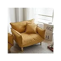 keshui canapé canapé réglable convertible et siège d'amour meubles japonais pliés canapés futon idéaux for le salon, chambre, dortoir (color : orange color)