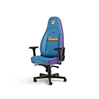 noblechairs chaise gaming icon nuka-cola quantum edition-cuir synthétique pu high-tech - chaise de bureau gaming à capacité de charge 150 kg - fauteuil de ergonomique - siège pivotant à roulettes