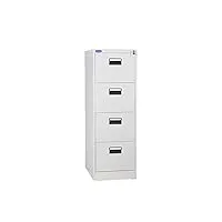 kizqyn armoire de fichiers armoires de rangement de fichiers de bureau en acier en métal classeur de sol armoire basse mobile for bureau à domicile avec tiroirs armoire de bureau (color : 4-drawers)