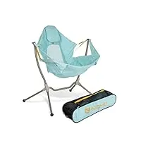 nemo equipment stargaze fauteuil de camping inclinable de luxe, hazy aqua
