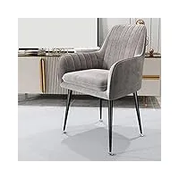 fauteuils meubles de salon canapé chaise simplicité moderne coiffeuse chaises longues de chambre à coucher légères en peluche (naturel) little surprise