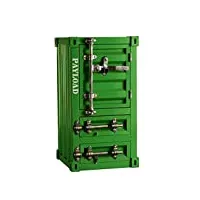 casier armoire de rangement créative en métal, avec tiroir, boîte à outils de modélisation de conteneur de style industriel armoire de rangement de casiers de stockage (color : green-3, size : 40x35