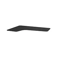 ikea table d'angle gauche bekant - 160 x 110 cm - placage frêne teinté noir