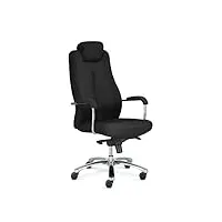 nowy styl chaise de bureau, plastique, noir, taille unique