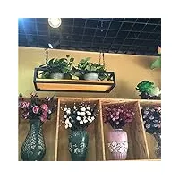 porte-verre à vin suspendu Étagère suspendue au plafond for plantes, fleurs, bar, porte-bouteilles, étagère de cuisine, étagère de décoration en métal, étagères flottantes, 60 ~ 140 cm en option ( siz