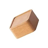 cabilock 1 boîte boîte de rangement en bois pour bijoux caissons de rangement boite bague caisson de rangement caisse de rangement décor antique ancien bois naturel boîte en hêtre