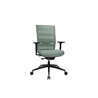 topstar pa30omt5cx5 chaise de bureau, plastique polyester, noir, b: 455 mm x t: 410-475 mm x h: 450-570 mm