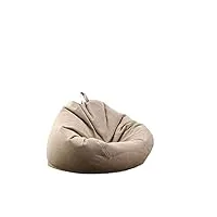 canapés couverture puff gigante chaises sans remplissage lin tissu chaise longue siège pouf pouf puff canapé tatami pouf (color : 890-01)