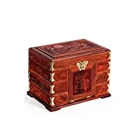 zedaro coffre au trésor vintage boîte de rangement en bois style antique organisateur de bijoux pour boîte à bijoux boîte à bibelots maison masque f17 21 livraison directe