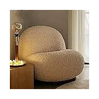 sxbcyan pouf pouf pouf en cachemire pouf housse de pouf pas de rembourrage puff couch futon pouf sac foor siège confortable paresseux chaise lavable (color : khaki)