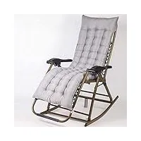 noaled fauteuil inclinable zero gravity fauteuil inclinable de jardin pour balcon, fauteuil à bascule pliant extérieur, oreiller détachable pour le cou pause déjeuner chaise de loisirs ch