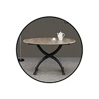 volero' table basse extensible pouvant se transformer en table de salon. mécanisme vertical pour table élévatrice. modèle agamennone (chêne)
