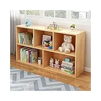 armoire de rangement en bois à 5 compartiments, étagère en bois classique, organisateur de jouets et organisateur de salle de classe pour enfants, pour ranger les livres, organisateur de jouets