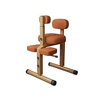 chaise à genoux tabouret ergonomique, siege ergonomique relevable, tabouret réglable en hauteur, siège d'équilibre, repose genoux chaise pour améliore et corrige la posture chaise, apprendre à écrire