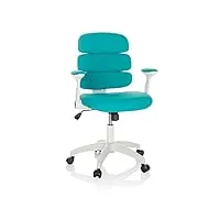 hjh office chaise enfant pivotante kid ergolino w chaise enfant avec dossier ergonomique, bleu, 736430