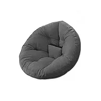 tjlss livraison directe adultes enfants pouf chaise multi-fonction paresseux canapé pliant tapis de jeu pouf lit futon inclinable (color : svart, size : m)