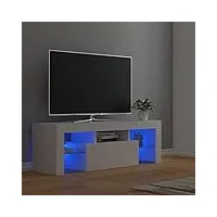djeka meuble tv led meuble tv bois meuble tv haute banc tv meuble television meuble tv avec rangement table tv salon banc tv-blanc-120x35x40 cm