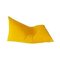 housse de pouf flottante imperméable jaune - 11 tailles - idéale pour piscine, jardin et plage - sac coussin gonflable polyvalent pour camping et chaise longue - compagnon natation réutilisable