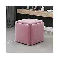 fuyao sofa chaise de chaise de chaise combinaison 5 en 1 siège cube tabouret - remorqueur en daim en daim ottomans accessoire à la maison canapé cube créatif