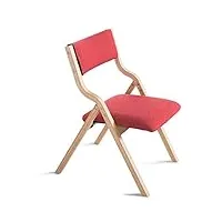 culprt chaise de restauration chaise pliante chaise de salle À manger du bureau de chaise de chaise pliante simple chaise d'ordinateur chaise portable/rouge/42 * 47 * 79cm