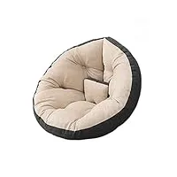 oocco dropshipping adultes enfants pouf chaise multifonction paresseux canapé pliant tapis de jeu pouf lit futon inclinable (couleur : beige, taille : l)