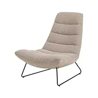 selsey forgents fauteuil, metal, beige, 82,5 cm largeur