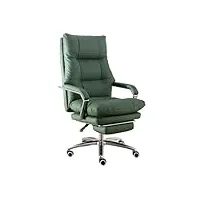 fauteuil de bureau chaise de bureau de luxe chaise d'ordinateur inclinable ergonomique confort à la maison pause déjeuner canapé chaise peut soulever et tourner chaise de bureau ( color : green )