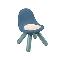 smoby little - chaise enfant - mobilier - dès 18 mois - intérieur et extérieur - bleu - 140313