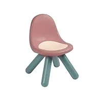 smoby little - chaise enfant - mobilier - dès 18 mois - intérieur et extérieur - rose - 140312