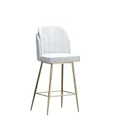 tabouret de bar chaise de bar chaise bar cuisine tabouret rembourré en velours tabourets de bar À hauteur de comptoir chaises de bar de cuisine tabouret de comptoir avec dossier fauteuil de bar chaise