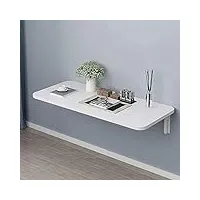 usmask table murale pliante table pliante table pliante peu encombrante table de cuisine table à manger bureau pliant bureau d'ordinateur portable mural stable et durable