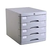 nakeah classeur à 4 tiroirs en plastique, unité de tri de papier de bureau, boîte de rangement, mobilier de bureau à domicile, bibliothèque